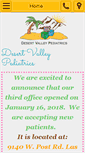 Mobile Screenshot of desertvalleypediatricslv.com